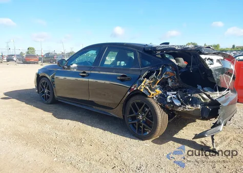 2025 Honda Civic Sport z USA, uszkodzony, nr VIN 19XFL2H80SE004793